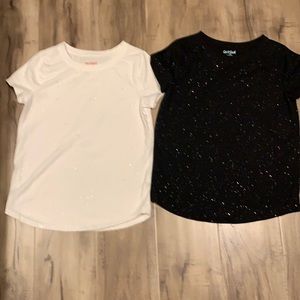 Cat & Jack Size Girl 10-12 Glitter T-shirts bundle